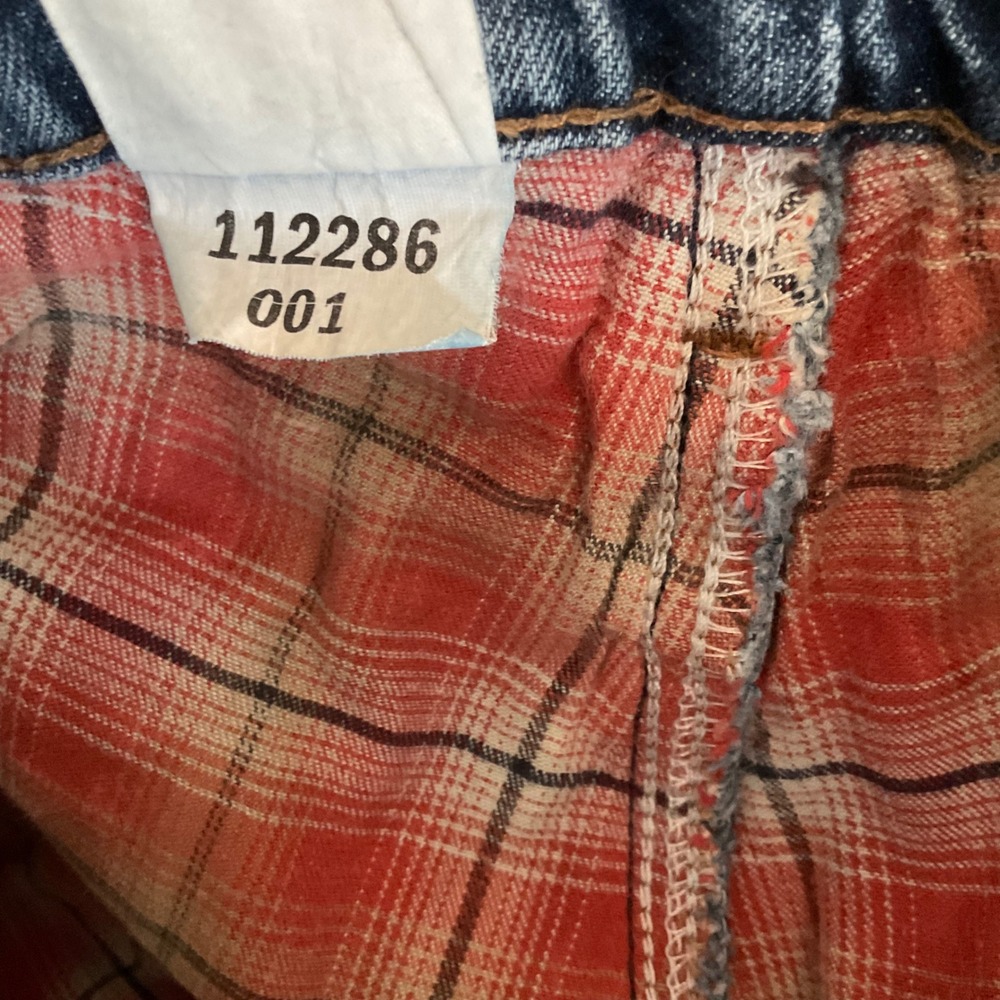 Carhartt Women Flannel Lined Relaxed Straight Leg Jeans Medium Wash 2007 Size 10 - Picture 10 of 13